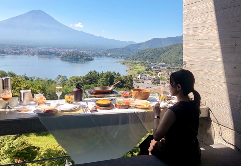 星のや富士の朝食