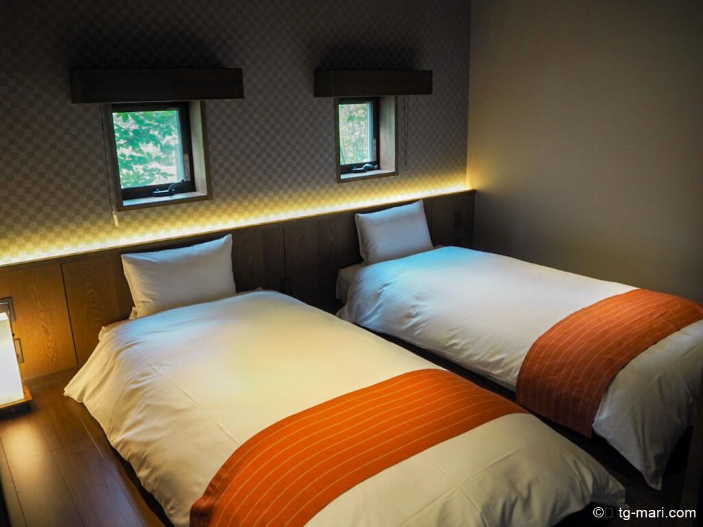 界アルプスのベッドルーム