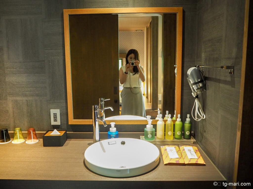 界アルプスのバスルーム